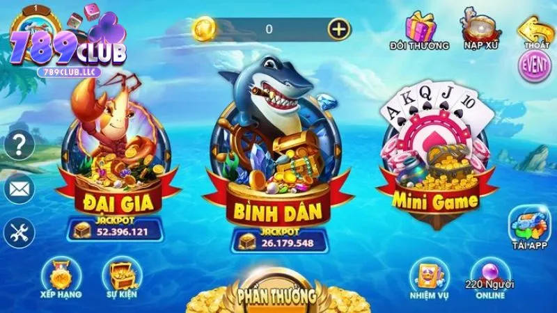 Điểm danh một số phòng chơi nổi bật trong game cho bạn chọn